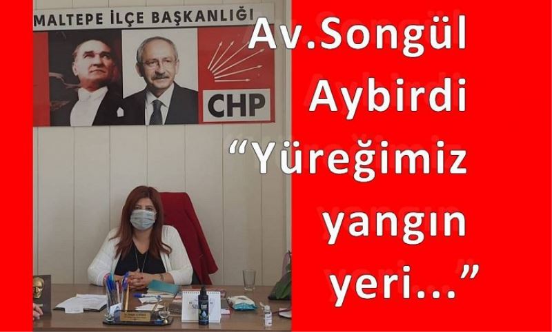 Songül Aybirdi “Yüregimiz yangin yeri...”