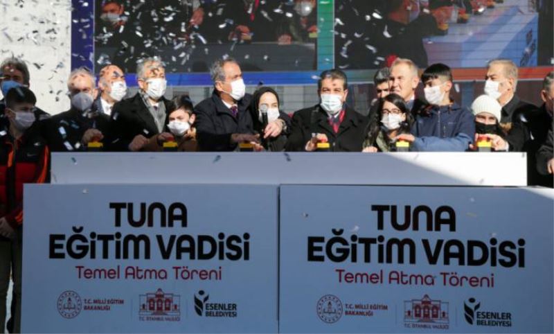 TUNA EGITIM VADISI’NIN TEMELI BAKAN ÖZER ILE ATILDI!